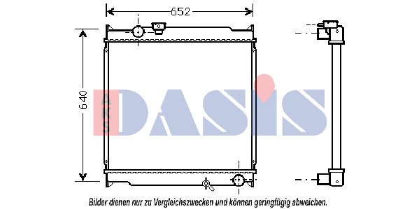 AKS DASIS Radiaator,mootorijahutus 210025N